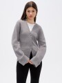 Saco Opal Gris Melange Medio