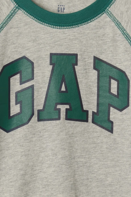 Remera Logo Gap Toddler Niño Light Heather Grey B08