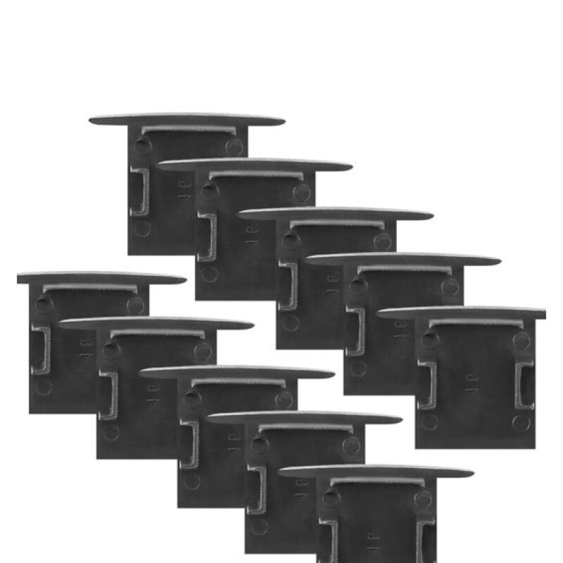 KIT 10 TAPAS P/ PERFIL LINE EMB. 36MM NEGRO KIT 10 TAPAS P/ PERFIL LINE EMB. 36MM NEGRO