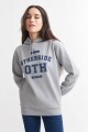 Hoodie estampado - UNISEX GRIS MELANGE