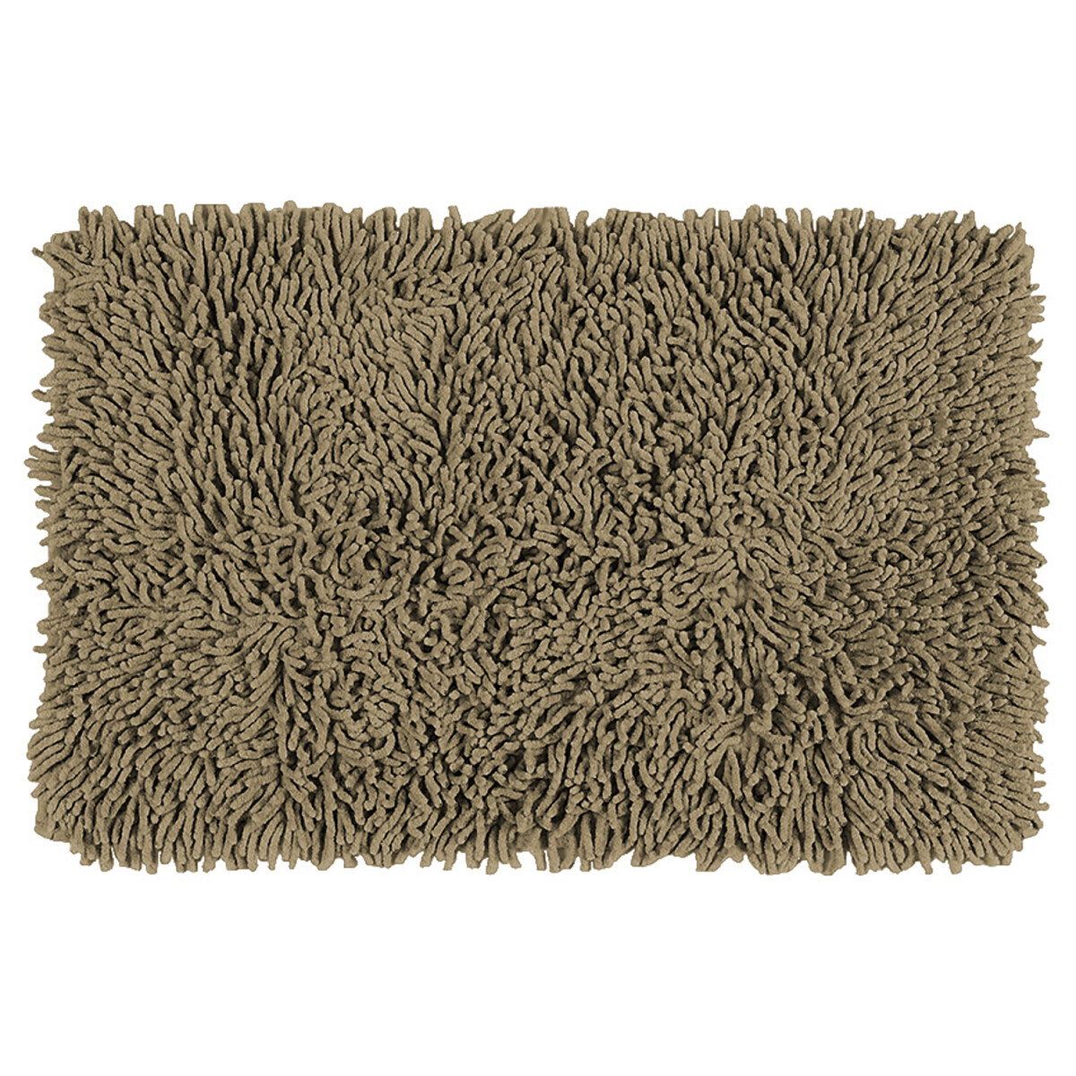 Alfombra Shaggy Felpudo 40x60cm Deco Hogar Living Baño - Marrón 