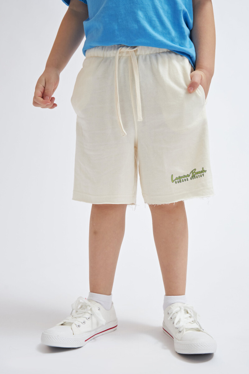 Short deportivo liviano Laguna- Crudo