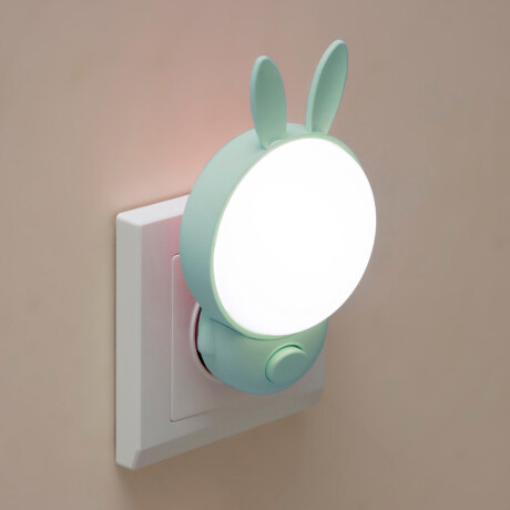 Enchufe de luz modelo conejo Celeste
