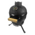 Horno Kamado A Carbón Cerámica Refractaria Con Parrilla 27cm PARRILLA FIRE KING KAMADO 13" NEGRO FT13