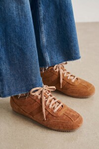 Zapatilla Gamuza Camel