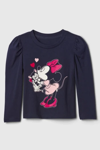 Remera Disney Toddler Niña Navy Uniform