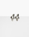 Aros Argollas Metal Aros Argolla De Acero Estrella - Plateado