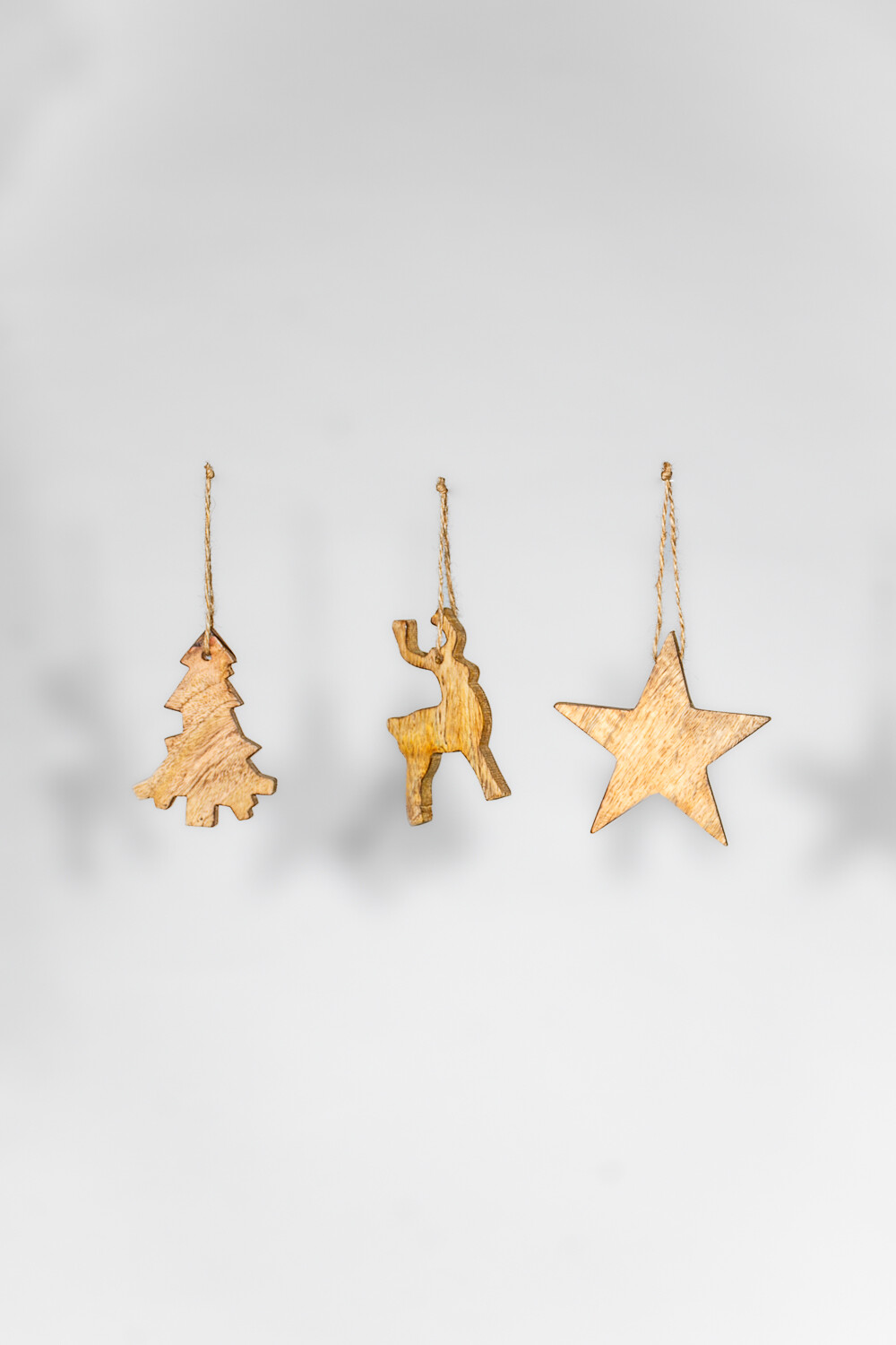 Colgante Madera, Mix 3 Diseños Color Unico