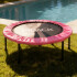 Mini Trampolin Plegable Cama Elástica Saltarín Fitness 102 Cm IMBACK Color Rosa Mini Trampolin Plegable Cama Elástica Saltarín Fitness 102 Cm IMBACK Color Rosa