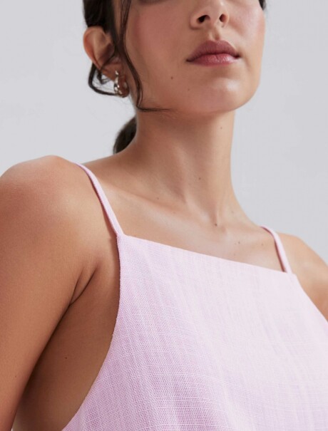 BLUSA SIN MANGAS ROSA