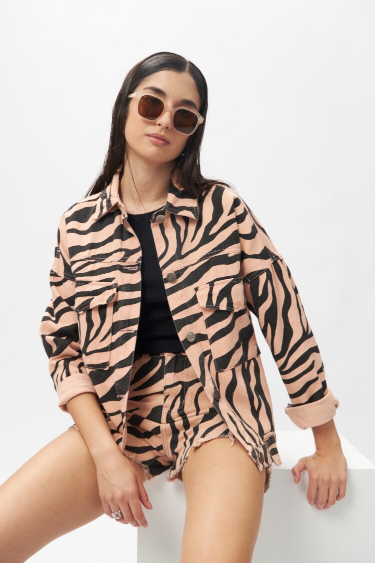 CAMPERA LEILA PRINT Zebra