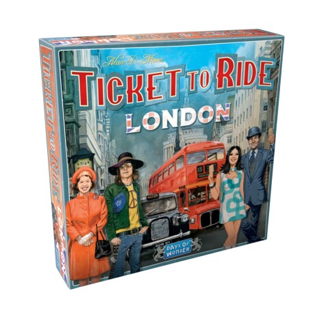 Asmodee - Juego de Mesa Ticket To Ride. +8 Años. 2 a 4 Jugadores. Idioma Español. 001