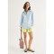 SHORTS FEM VERDE LIMAO
