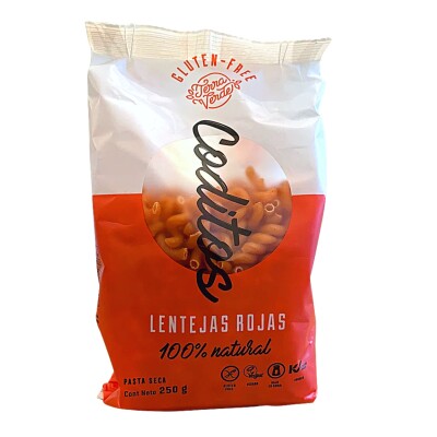 Coditos De Lentejas Rojas Terra Verde 250g Coditos De Lentejas Rojas Terra Verde 250g