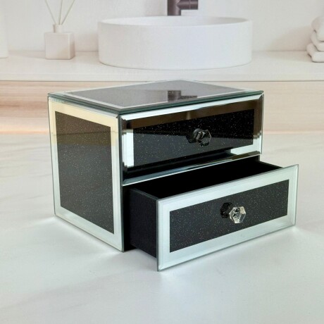Joyero Box 2 Cajones Espejado Largo 16cm x Ancho 12cm x Alto 12cm Joyero Box 2 Cajones Espejado Largo 16cm x Ancho 12cm x Alto 12cm