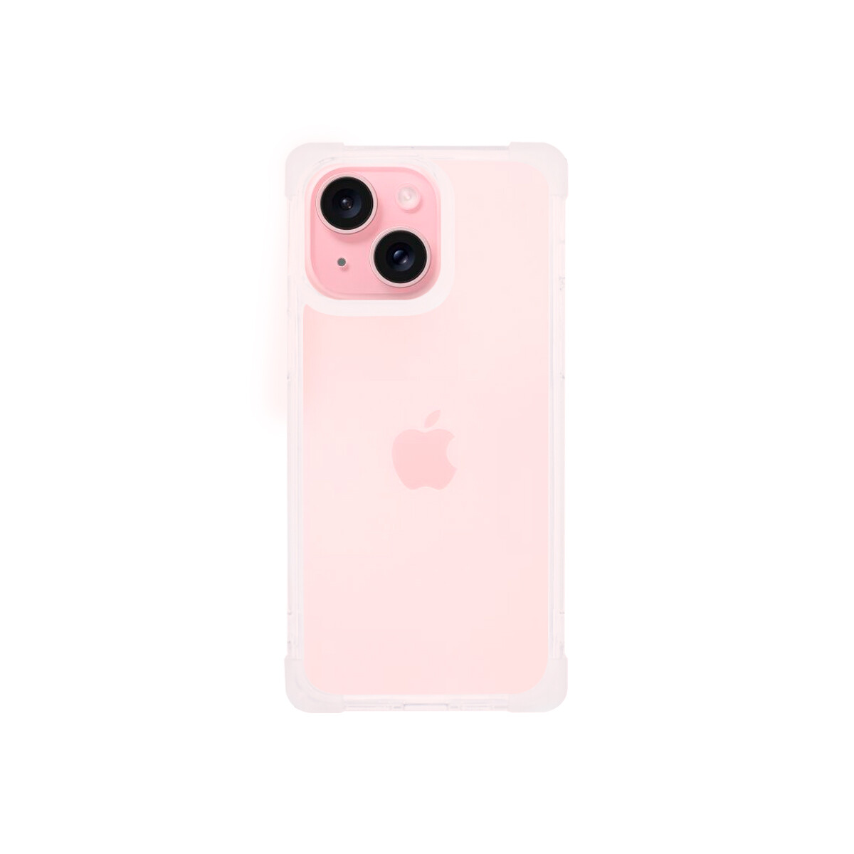 Protector iPhone 15 Plus transparente con puntas reforzadas 