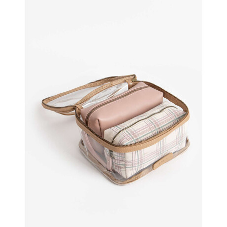 Porta Cosméticos Combinacion Bicolor