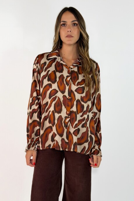 CAMISA NIGELLA Ladrillo