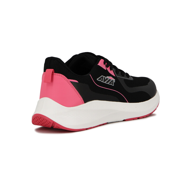 Avia Zapatillas Acordonadas Para Dama Ron- Black/Coral Negro-Coral