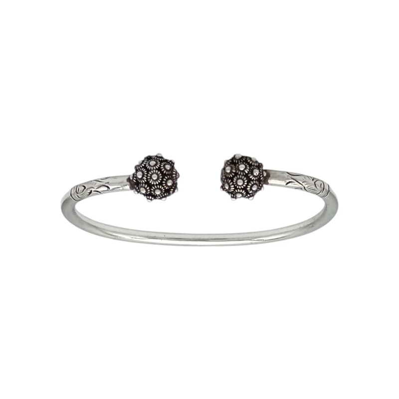 Brazalete tailandes Picún fino-Plata 925-Sin Piedra-BR3018 sinpiedra