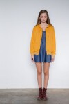 Campera capucha Mostaza