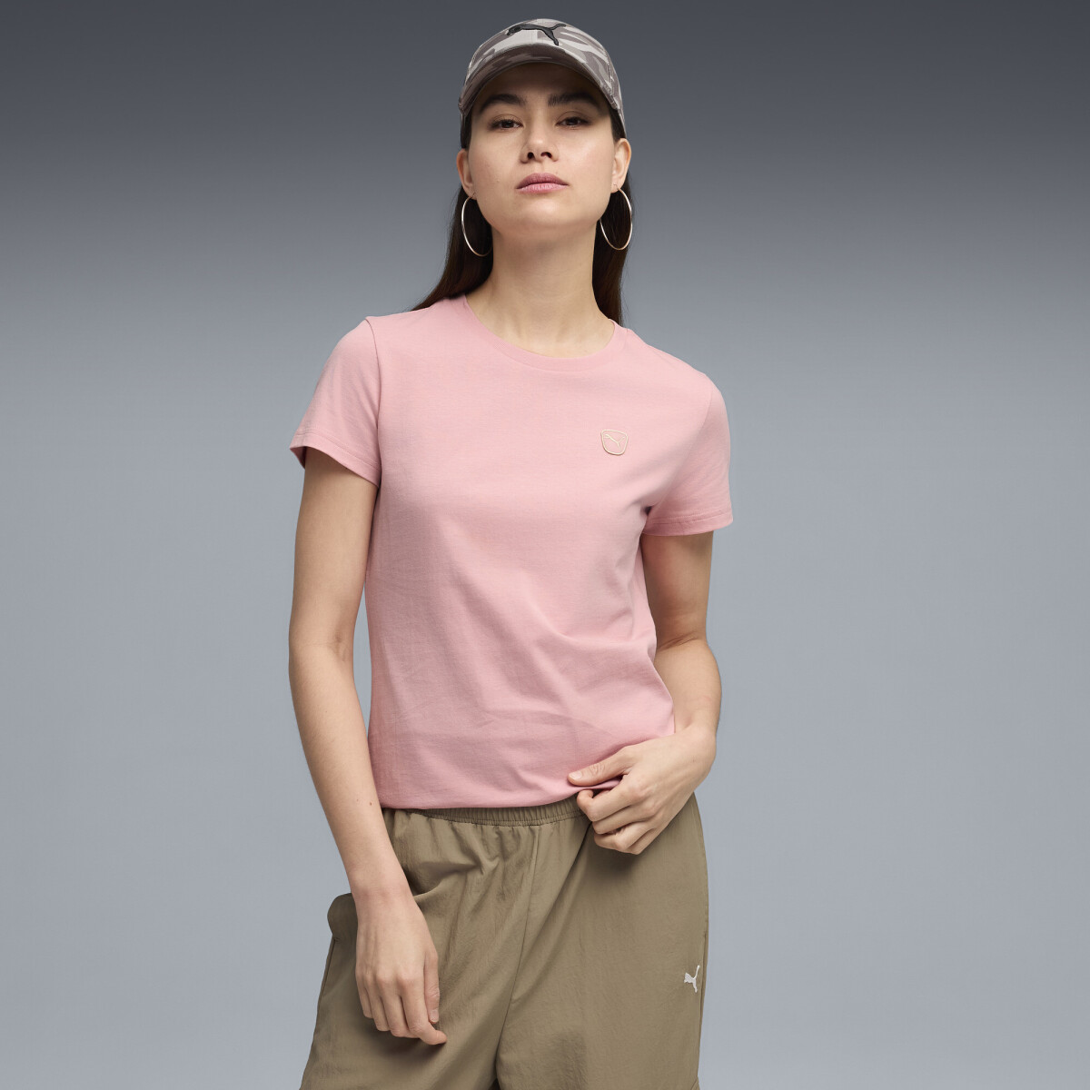ESS ELEVATED Tee 69185526 - Rosa 