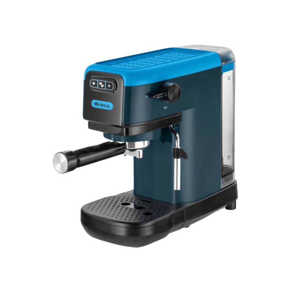 Cafetera Espresso - 15 Bares 1300W - con Espumador - Ariete Azul