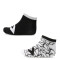 Medias Converse x2 Craquel Femenino Blanco - Negro