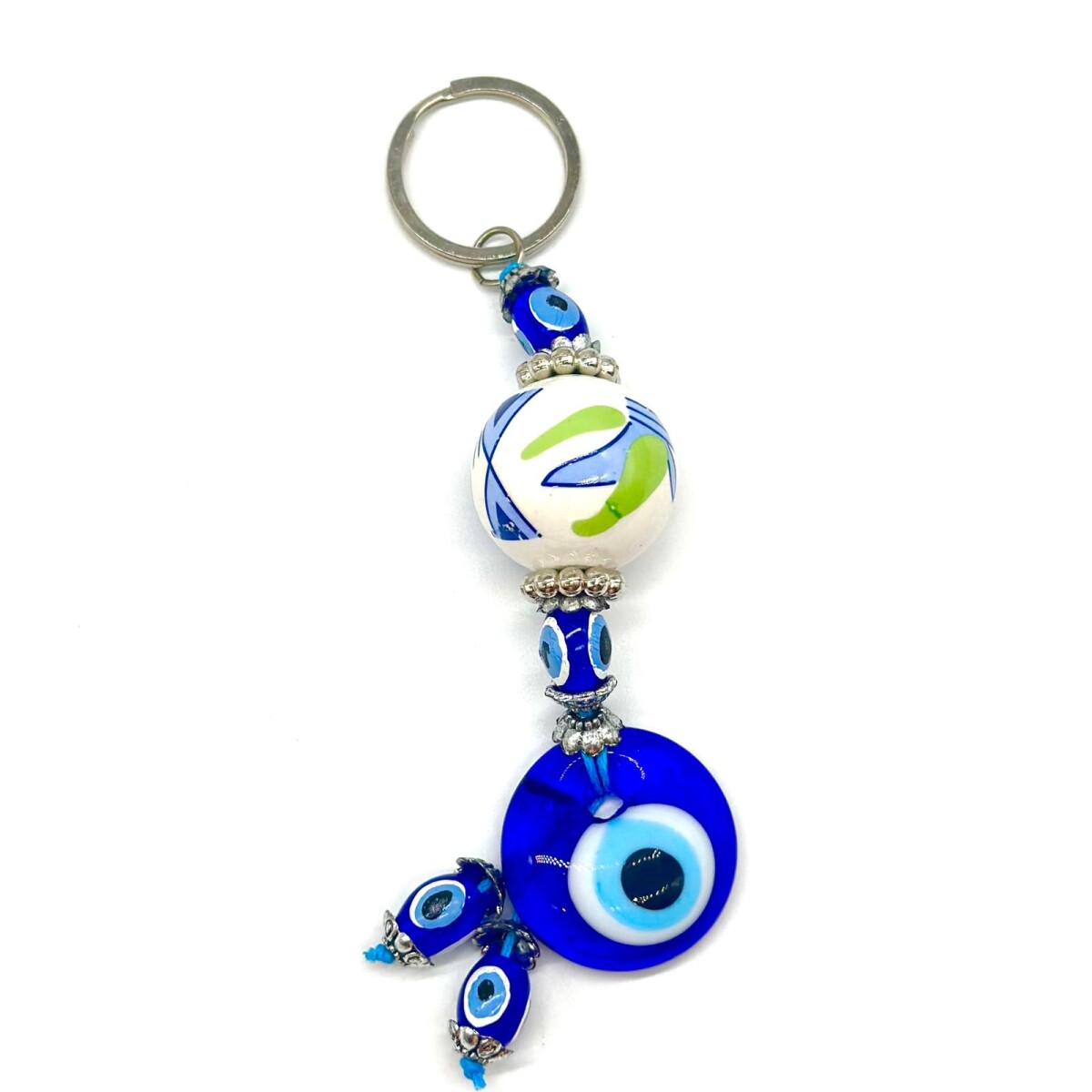 Llavero de cerámica ojo turco - Modelo 3 