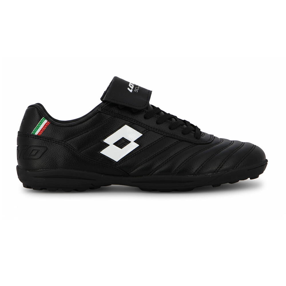 Lotto BOLOGNA Futbol 5 TF Unisex - Negro/Blanco Negro-Blanco