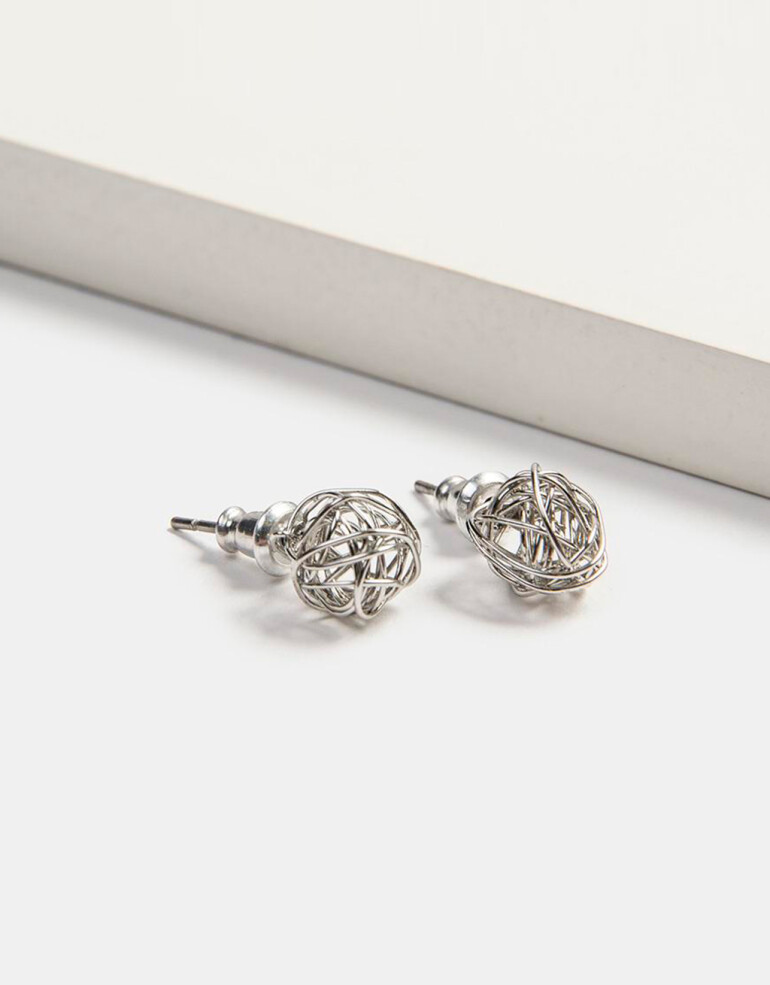 Aros Pasantes Metal Aros Metal Ovillo - Plateado Rodio