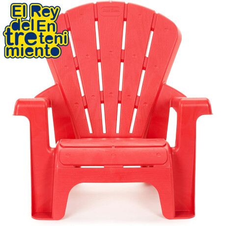 Silla P/Niños Little Tikes Plástico Resistente N1 Usa Rojo