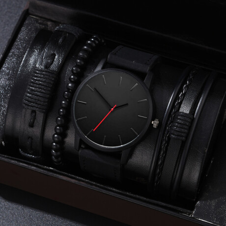 Set De Reloj Masculino Doble Corona Minimalista Set De Reloj Masculino Doble Corona Minimalista