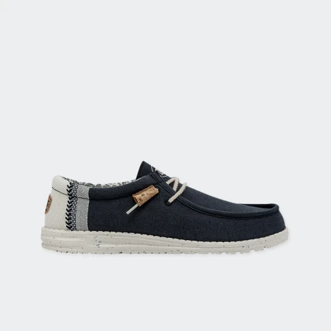 Zapatos Hey Dude Wally Linen Azul