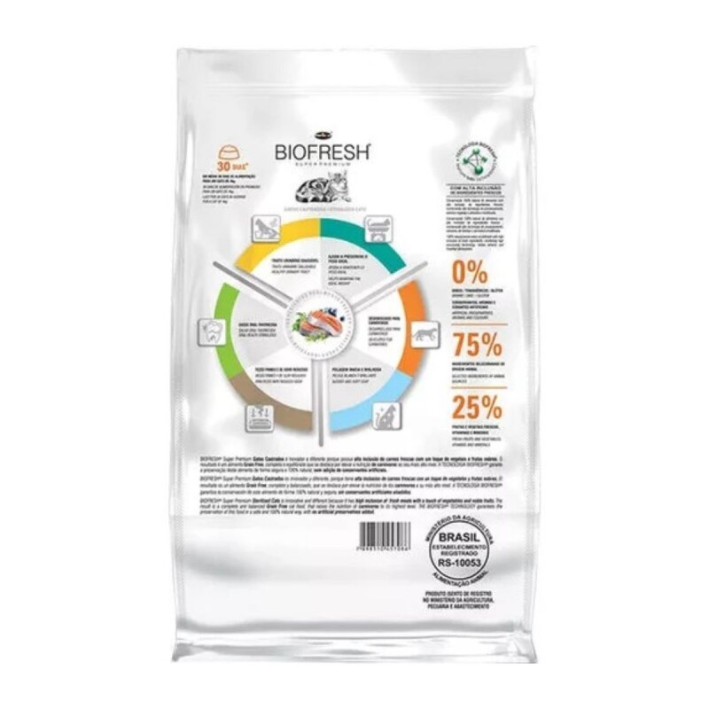BIOFRESH GATOS CASTRADOS 7.5 KG