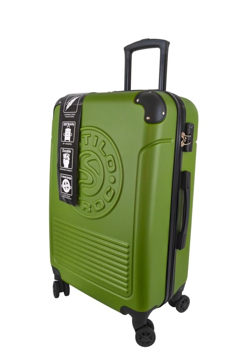 Valija mediana ABS Verde