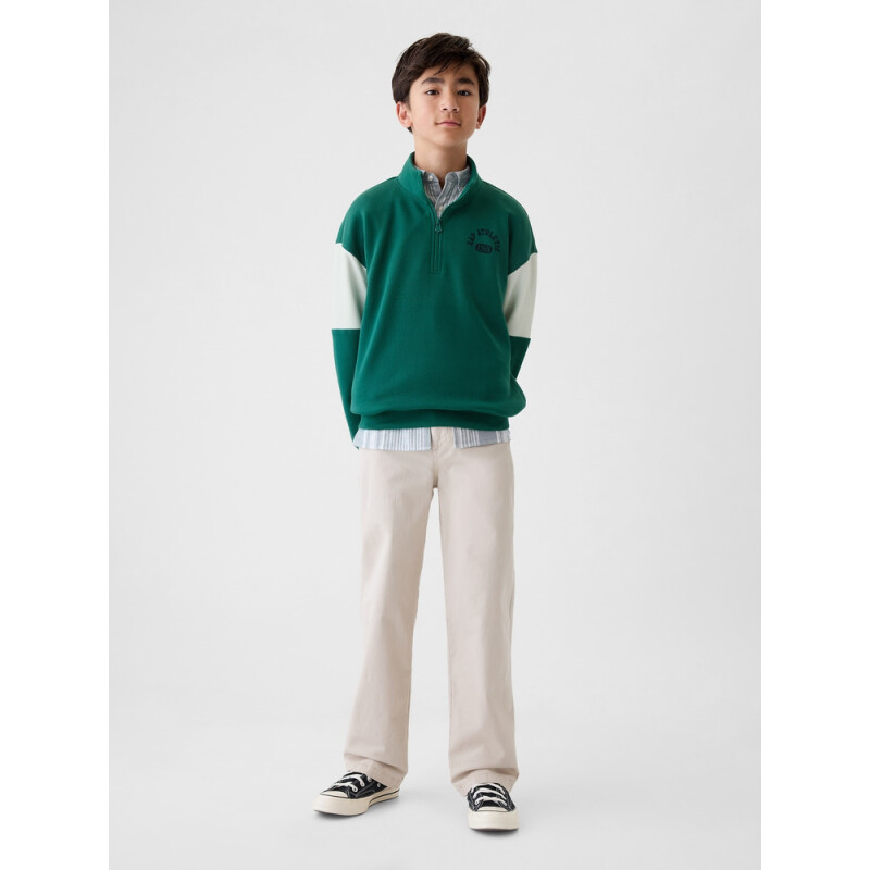 HALF ZIP BALSAM GREEN