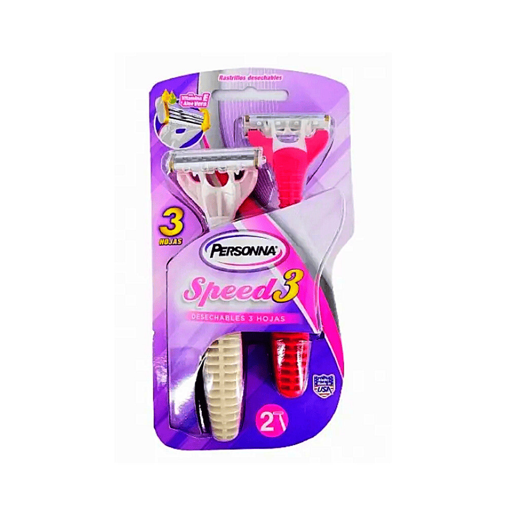 PERSONNA WOMAN SPEED 3 MAQ. CJ X 2 UN. única