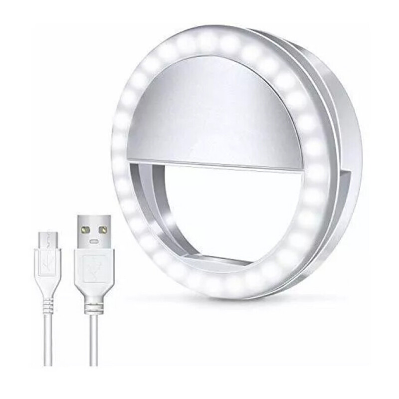 Selfie Ring Light Xion Aro De Luz Led Con Clip Tres Niveles Color Blanco Selfie Ring Light Xion Aro De Luz Led Con Clip Tres Niveles Color Blanco
