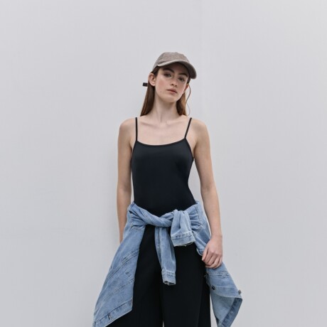 MUSCULOSA TULIPAN Negro