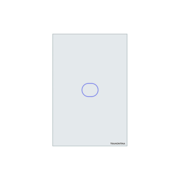 Plaqueta inteligente WIFI touch 1 canal blanco -TRAMONTINA TE3900