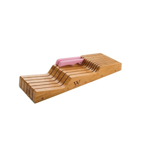 PORTA CUCHILLAS DOBLE P/CAJON BAMBOO 40X13X4.5CM PORTA CUCHILLAS DOBLE P/CAJON BAMBOO 40X13X4.5CM