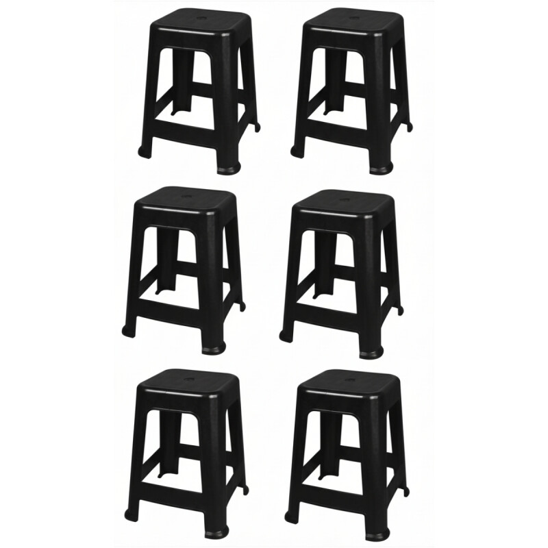 Set x6 Banquetas Bela Vista NEGRO