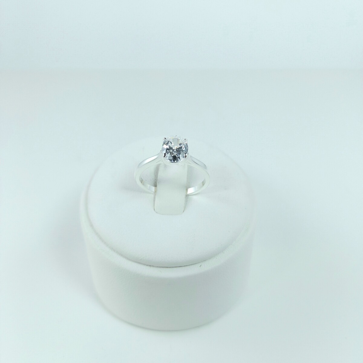 Anillo de plata 925, SOLITARIO con circonia. 
