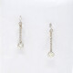Caravanas Antiguas En Oro 18K, Brillantes Y Diamantes Caravanas Antiguas En Oro 18K, Brillantes Y Diamantes