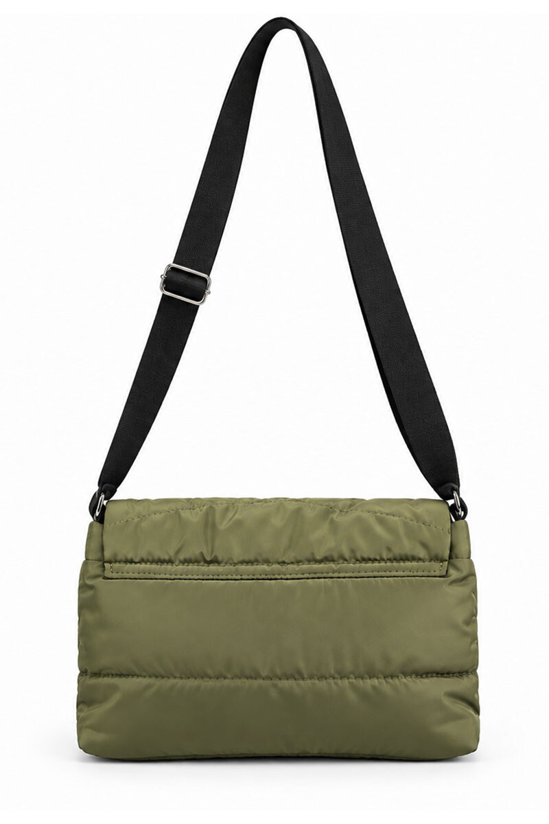 Cartera UNIQUE Puffer regulable Verde