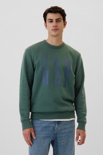 Buzo Deportivo Logo Gap Hombre Moores Green