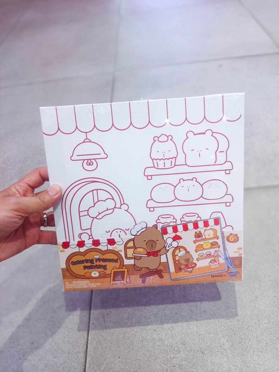 Canvas para pintar capybara 