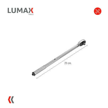 Torquímetro Lumax de 1/2 pulgada con Estuche Torquímetro Lumax de 1/2 pulgada con Estuche