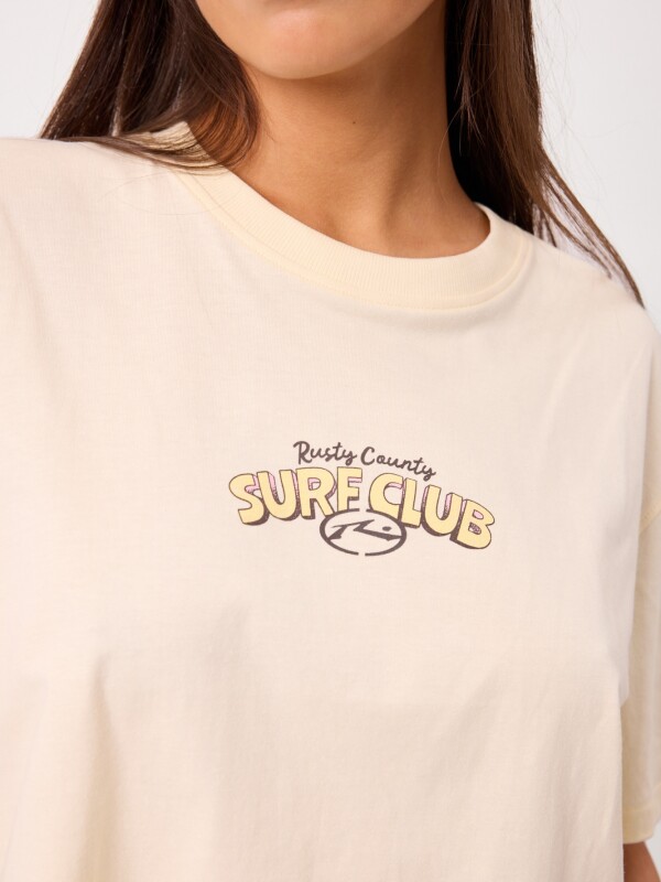 T-SHIRT DOBI RUSTY Crema